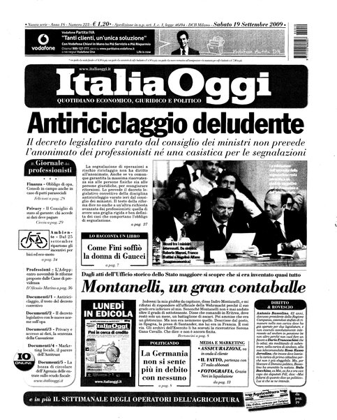 Italia oggi : quotidiano di economia finanza e politica